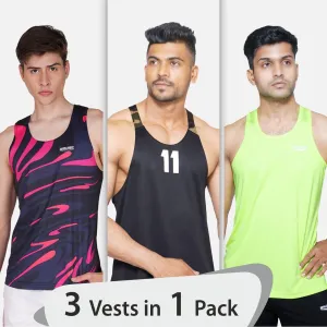 3 Vests in 1 Pack