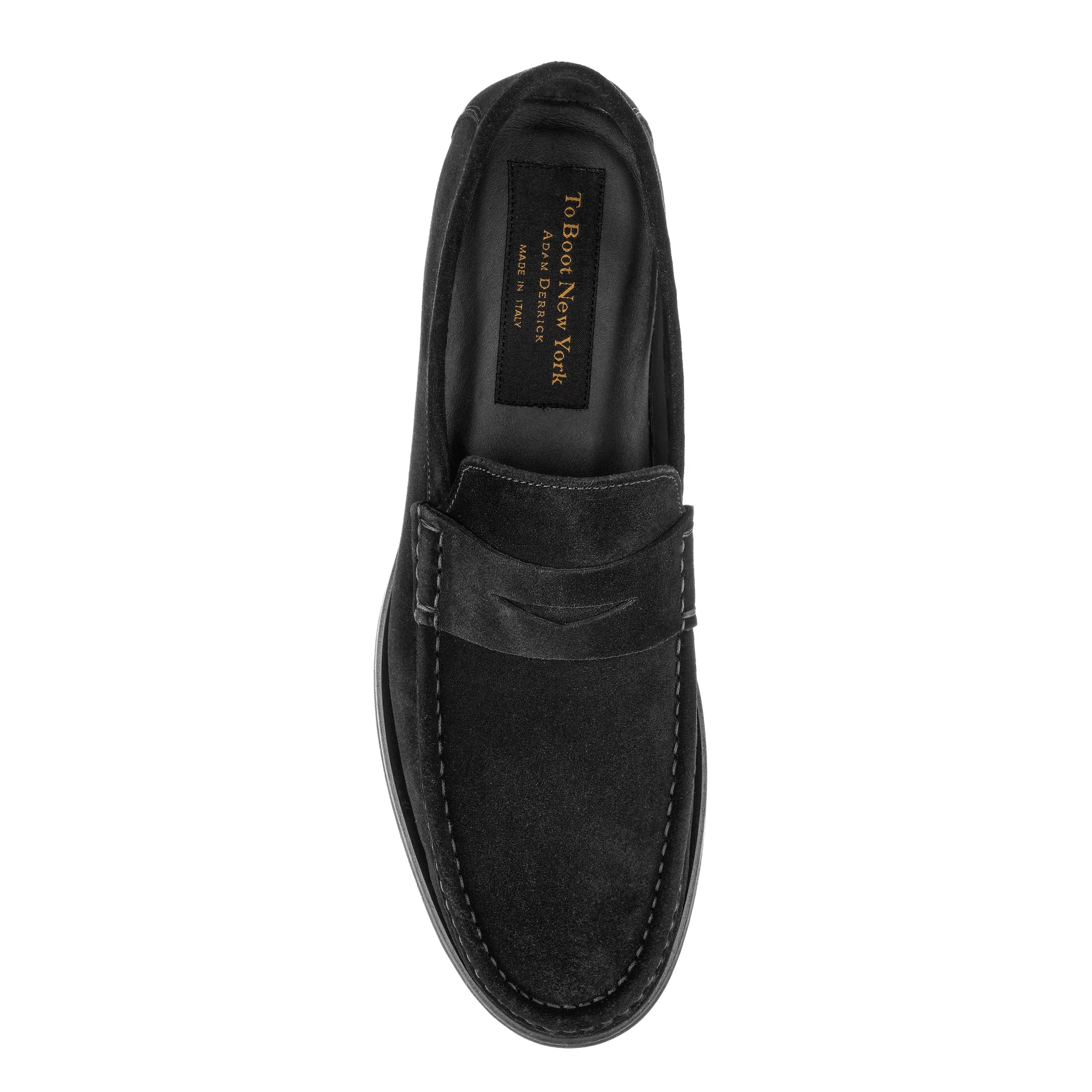 Belfast Black Suede Loafer