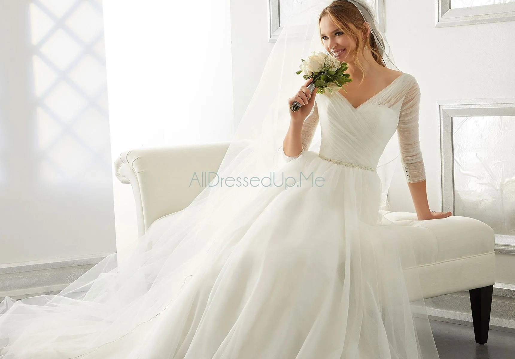 Blu - Amelia - 5880 - Cheron's Bridal, Wedding Gown