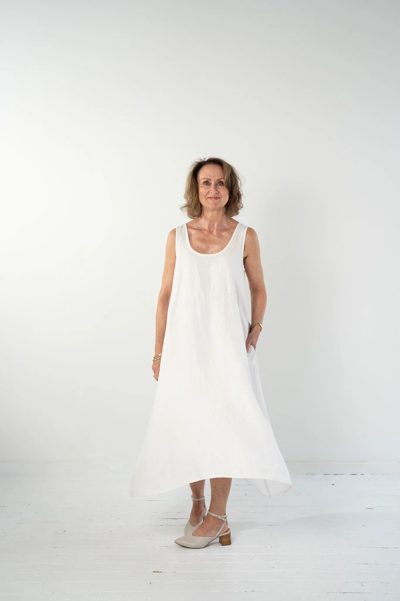 Danni Slip Dress | White