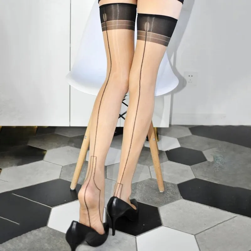 Havana- the Cuban Heel Back Seam Stockings 5 Styles