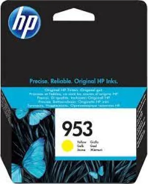 Hp 953 - 9 Ml - Yellow - Original - Blister - Ink Cartridge - For Officejet Pro 77Xx, 82Xx, 87Xx