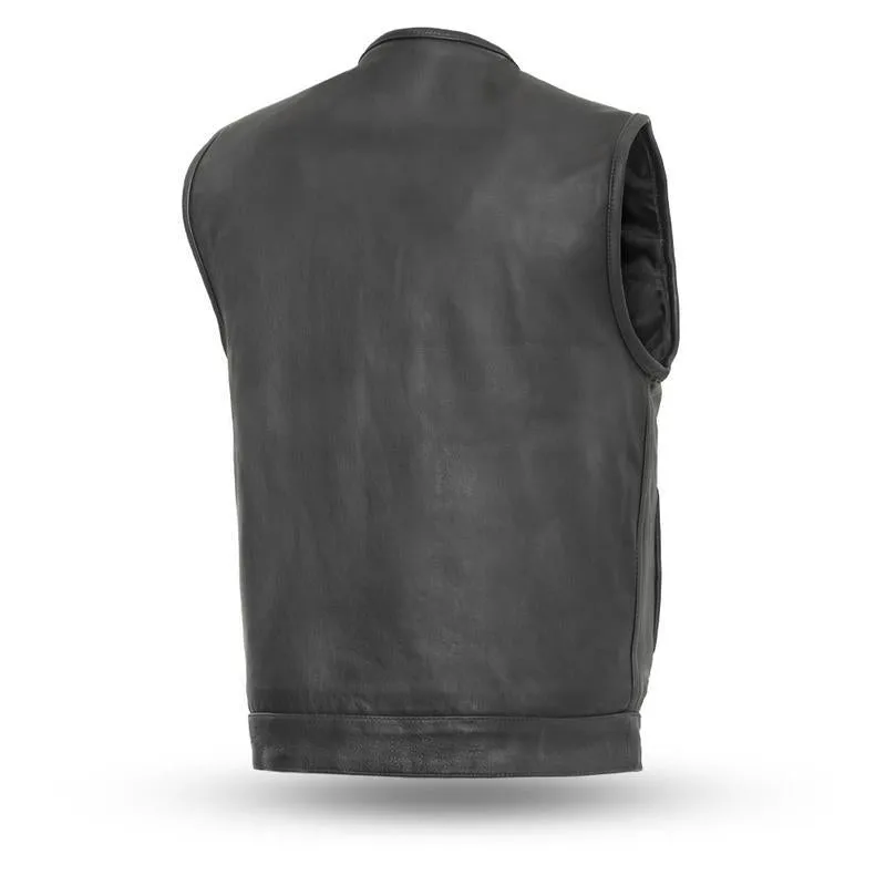 MKL - Complano Men's Motorcycle Leather Vest