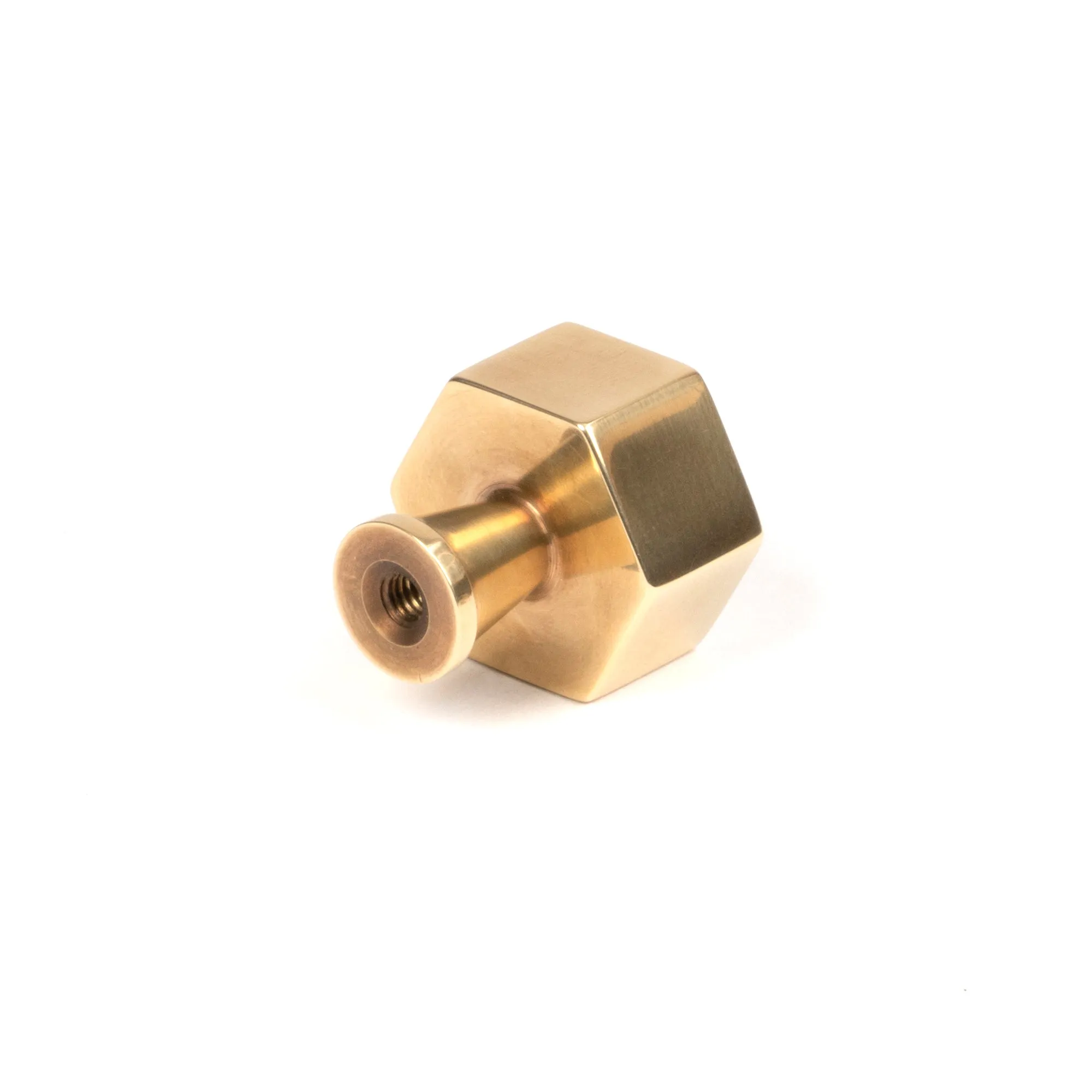 Polished Brass Kahlo Cabinet Knob - 25mm | From The Anvil