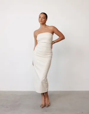 Sasha Maxi Dress (Cream)