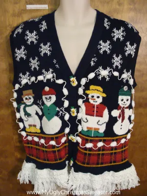 Super Funny Ugly Christmas Sweater Vest